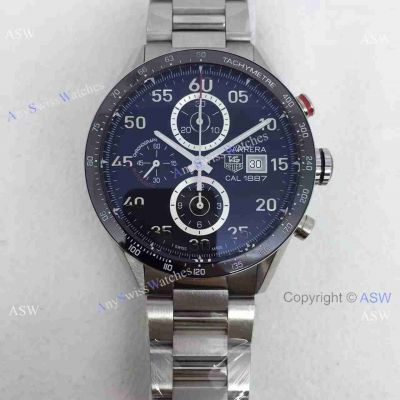 Swiss Copy Tag Heuer Carrera Cal 1887 Watch Stainless Steel